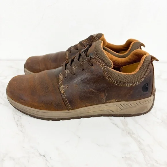 Carhartt Men's Brown Suede Oxford Work Shoe Sz 8 - Picture 3 of 12